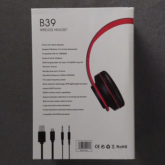NIB B39 Wireless Headset - Picture 2 of 3
